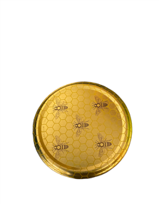 Gläserdeckel 5 Bienen